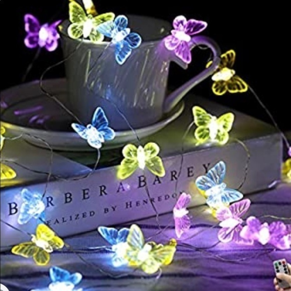 Garden Party Butterfly Wire Lights LED 3 for $15